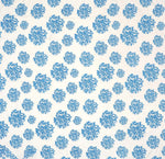 Cotton (60x90 Inch) Single Size Bedsheet With 1 Pillow Cover in White & Blue Color Image 2