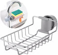 Kitchen Adjustable Sink Faucet Shelf Stainless Steel Drain Rack For Soap Sponge Clip Hanging Holder Dishcloth Towel Rack Silver 15 X 10 5 Cm For Kitchen Bathroom And Home Image 1