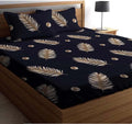 Cotton (90x90 Inch) Double Size Bedsheet With 2 Pillow Cover in Multicolor Image 1