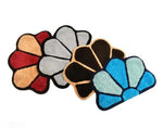 Microfiber Anti-Slip Doormat for Home & Bathroom Entrance Multicolor Semi Circle Mat (45x70 cm) Image 4