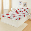 Cotton (90x100 Inch) Double Size Bedsheet With 2 Pillow Cover in Multicolor Image 1