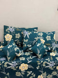 Glace Cotton (90x100 Inch) Double Size Bedsheet With 2 Pillow Cover in Multicolor Image 1