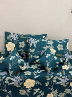 Glace Cotton (90x100 Inch) Double Size Bedsheet With 2 Pillow Cover in Multicolor Image 1