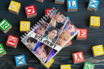 Bts Boys Printed Notebook Diary Bangton Wirebound Bookmark Stickers 68Inch A5 Note Book Unrulled 160 Pages Image 4