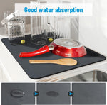 60X40Cm Dish Drying Mat For Kitchen Dish Mat Pro Drying Kitchen Mat Image 2