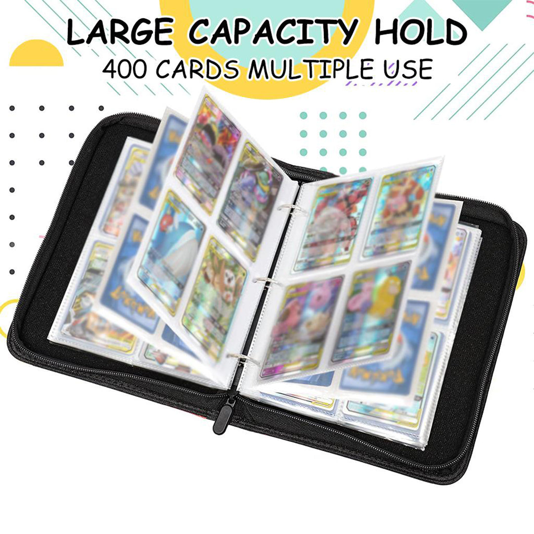 Poke Mon Binder Premium Durability Poke Mon Cards Binder Cartoon Prints Zipper Poke Mon Binder For Girls Boys Image 3