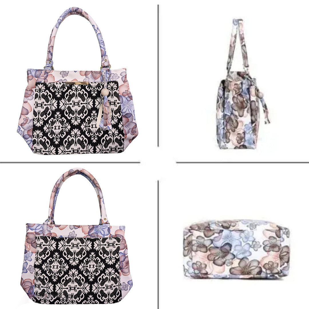 Handbag For Women And Girls Stylish Multicolor PU Leather Bag Image 4