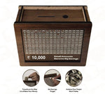 Wooden Piggy Bank 10 Thousand Rupay Capacity Elevate Your Savings Game With This Premium Wooden Piggy Bank Designed To Hold A Substantial Amount Of Up To Thousands Rupay Image 3