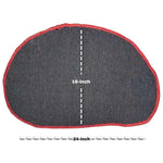 Microfiber Anti-Slip Doormat for Home & Bathroom Entrance Red Strawberry Mat (40x60 cm) Image 2