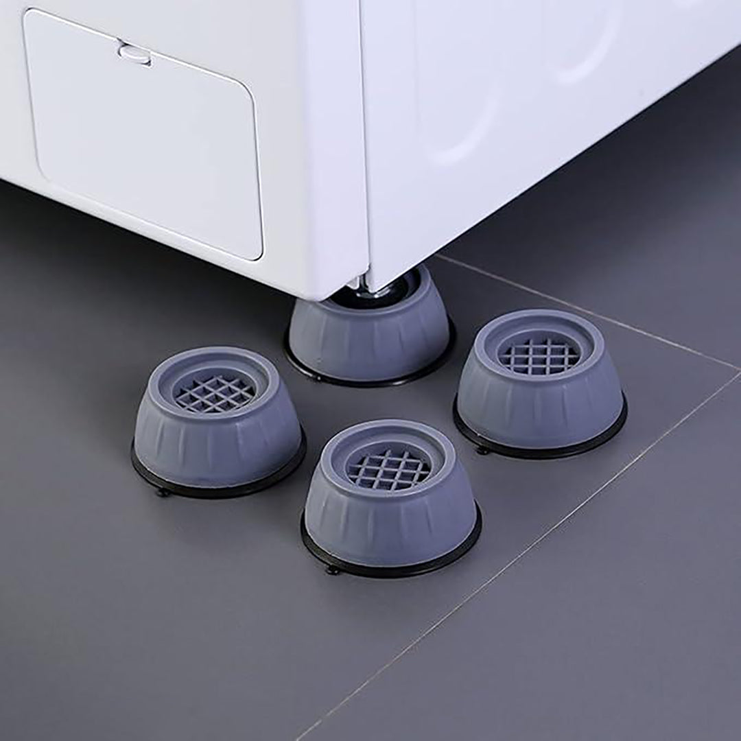 Washer Dryer Anti Vibration Pads With Suction Cup Feet Fridge Washing Machine Leveling Feet Anti Walk Pads Shock Absorber Furniture Lifting Baseset Of 4 Pcs Image 1