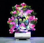 Artificial Bonsai Plant With Sparrow Living Room Dining Table Decor Homeoffice Party Decor Item Size 28 Cm Image 2
