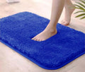 PVC Anti-Slip Doormat for Home & Bathroom Entrance Blue Rectangular Mat (40x60 cm) Image 1