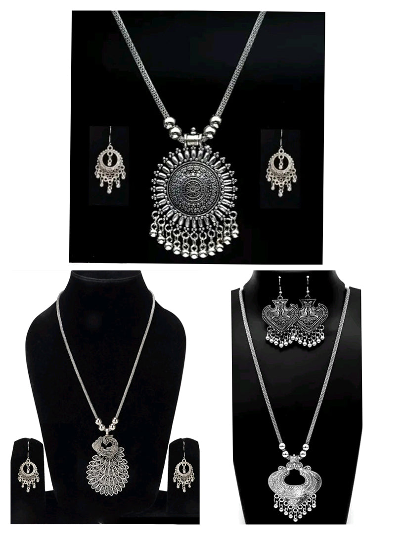 Premium Artificial Traditional Jewelry Collection: Ethnic Necklace & Earring Sets Image 1