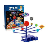 Rotating Dolar System Kit For Kids 3D Rotating Solar System Model Educational Toy Solar System Rotating Planets Image 3