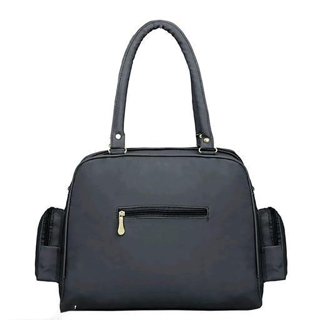Handbag For Women And Girls Stylish Black PU Leather Bag Image 4