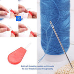 Portable Sewing Kit Fapiwen Home Sewing Kit Diy Sewing Supplies For Adults And Kids Sewing Supplies And Accessories Contains 12 Spools Of Thread Of 100M Sewing Needles And Tape Measure Etc Image 2