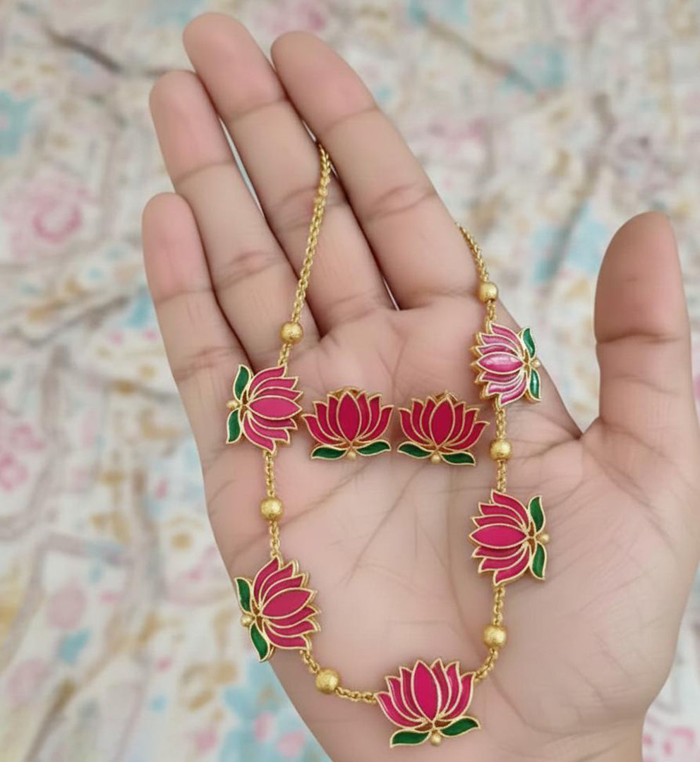 Premium Artificial Traditional Jewelry Collection: Ethnic Necklace & Earring Sets Image 3