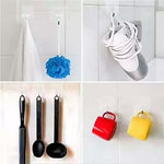 Transparent Flower Shaped Wall Hook With Strong Adhesive Pcs 20 Image 2