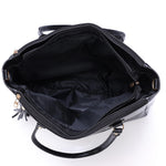 Handbag For Women And Girls Stylish Black Faux Leather/Leatherette Bag Image 4