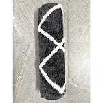 Microfiber Anti-Slip Doormat for Home & Bathroom Entrance Grey Rectangular Mat (2x5 Feet) Image 2
