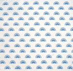Cotton (60x90 Inch) Single Size Bedsheet With 1 Pillow Cover in White & Blue Color Image 2