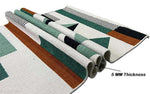 Cotton Anti-Slip Doormat for Home & Bathroom Entrance Multicolor Rectangular Mat (2x5 Feet) Image 3