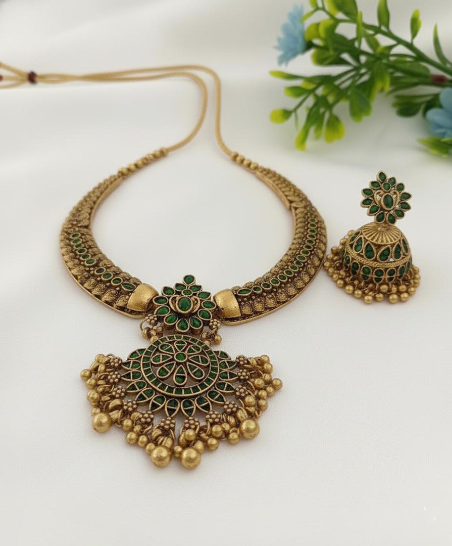 Premium Artificial Traditional Jewelry Collection: Ethnic Necklace & Earring Sets Image 2