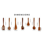Wooden Spoon Set Of 7 No Holder Image 4
