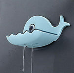 Fish Shape Double Layer Adhesive Waterproof Wall Mounted Soap Dish For Bathroom Image 3
