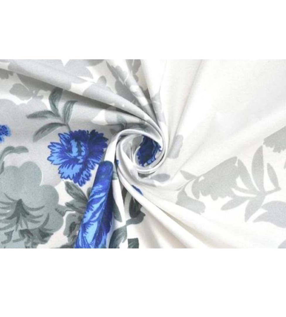 Glace Cotton (90x100 Inch) Double Size Bedsheet With 2 Pillow Cover in Multicolor Image 3