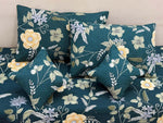 Glace Cotton (90x100 Inch) Double Size Bedsheet With 2 Pillow Cover in Multicolor Image 4