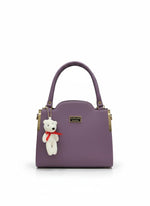 Handbag For Women And Girls Stylish Pink PU Leather Bag Image 3