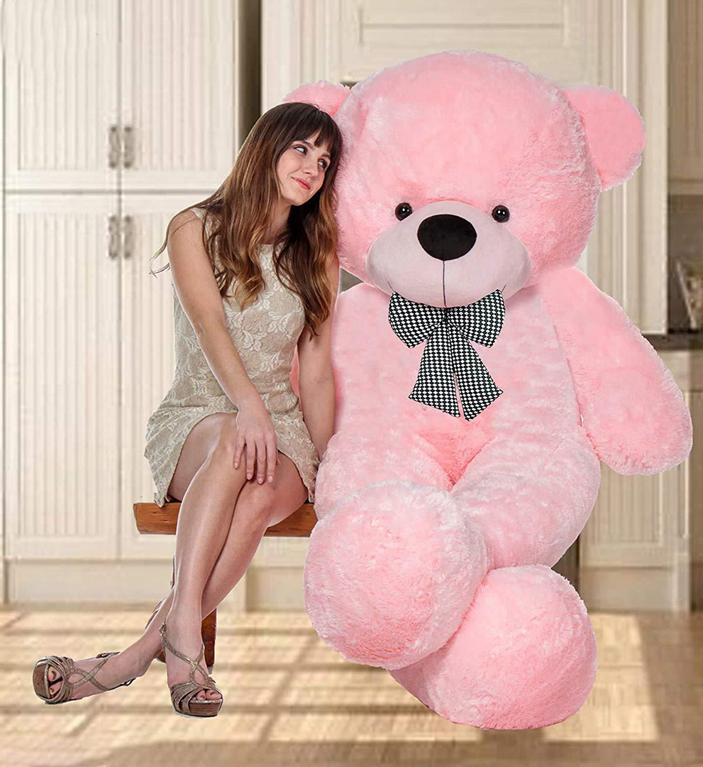 Rubytraders Teddy Wife Kids 3 Feet Pink Image 1