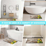 Cotton Anti-Slip Doormat for Home & Bathroom Entrance Multicolor Rectangular Mat (40x60 cm) Image 3
