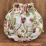 Handbag For Women And Girls Stylish White PU Leather Bag Image 1