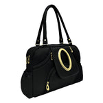 Handbag For Women And Girls Stylish Black Fabric Bag Image 3
