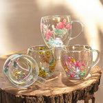 Flower Glass Mug Image 4