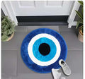 Microfiber Anti-Slip Doormat for Home & Bathroom Entrance Multicolor round Mat (40x60 cm) Image 1