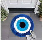 Microfiber Anti-Slip Doormat for Home & Bathroom Entrance Multicolor round Mat (40x60 cm) Image 1