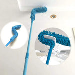 Fan Cleaning Brush Feather Microfiber Duster With Extendable Rod Dust Cleaner Image 2
