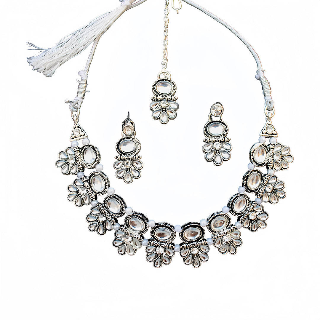 Premium Artificial Traditional Jewelry Collection: Ethnic Necklace & Earring Sets Image 4