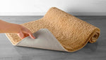 Microfiber Anti-Slip Doormat for Home & Bathroom Entrance Beige Rectangular Mat (40x60 cm) Image 2