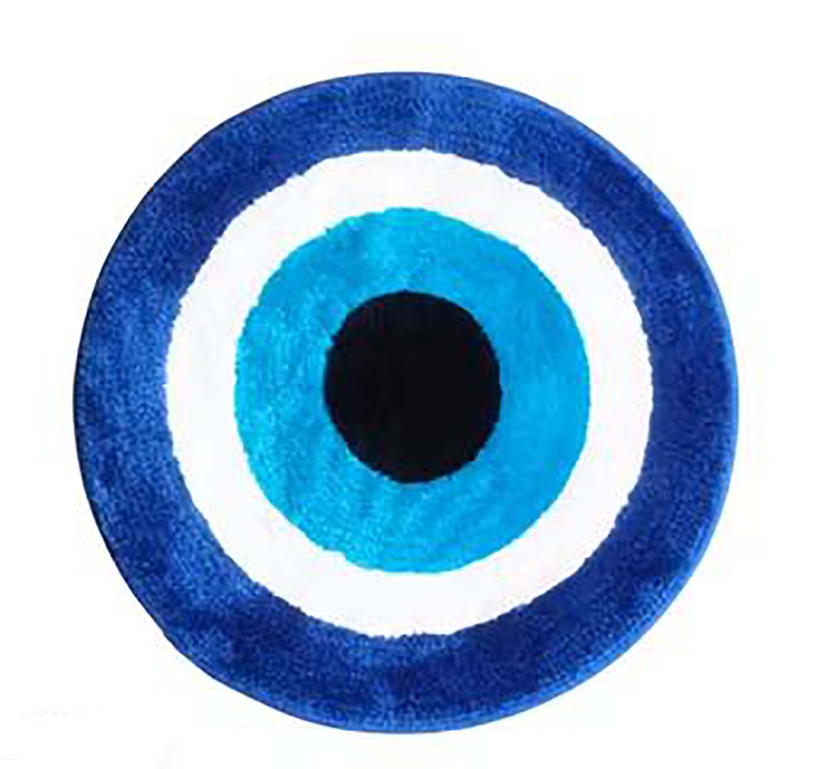 Microfiber Anti-Slip Doormat for Home & Bathroom Entrance Multicolor round Mat (40x60 cm) Image 2