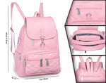 Handbag For Women And Girls Stylish Pink PU Leather Bag Image 4