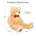 Rubytraders Teddy Wife Kids 3 Feet Pink Image 2