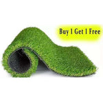 Plastic Anti-Slip Doormat for Home & Bathroom Entrance Green Rectangular Mat (38x58 cm) 2 Pcs Image 1
