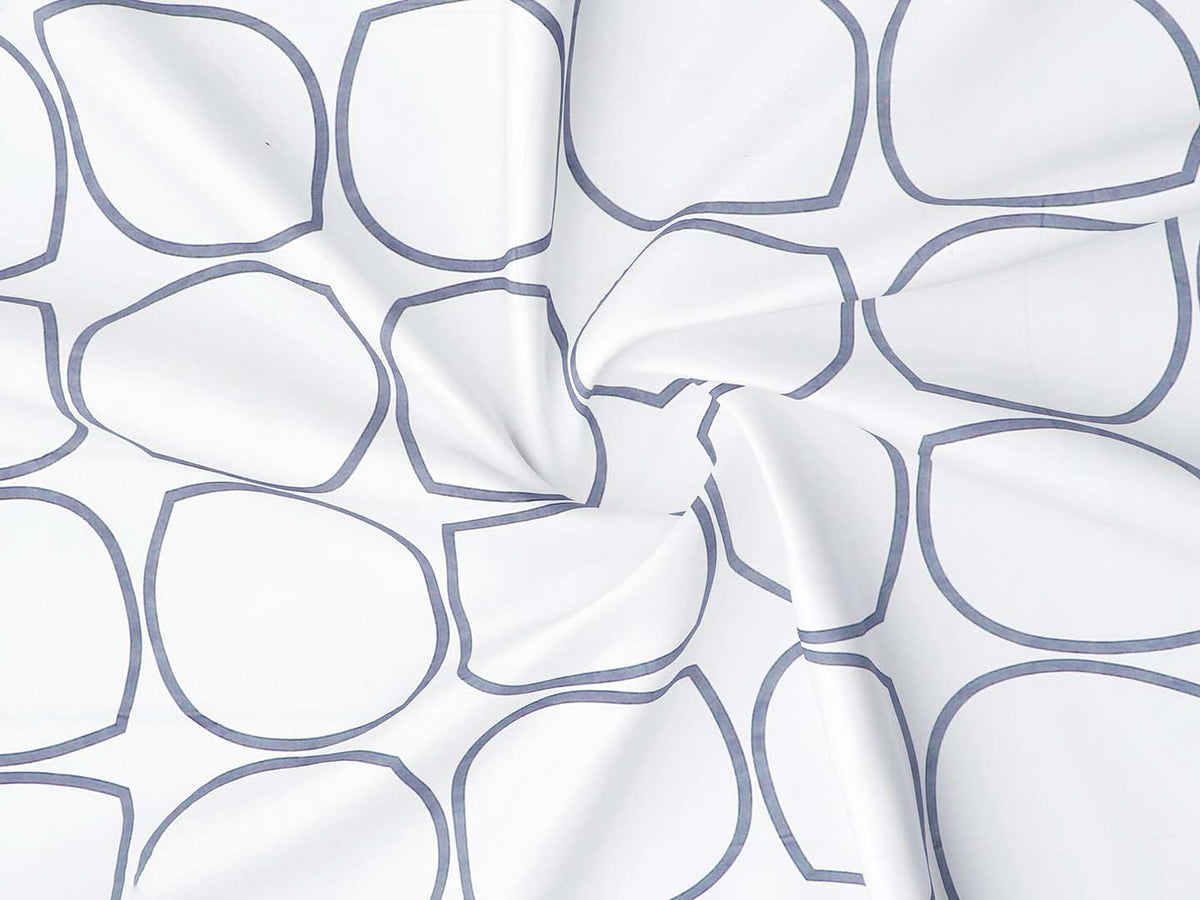 Cotton (78x72 Inch) King Size Bedsheet With 2 Pillow Cover in White Color Image 2