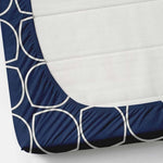 Glace Cotton (78x72 Inch) Double Size Bedsheet With 2 Pillow Cover in Blue Color Image 2
