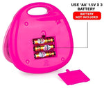 Battery Not Included Educational Learning Laptop Toy With Led Display And Music Effect Babiesgirlsboystoddlers Pink Color Power Source 3Xaa Battery Image 3