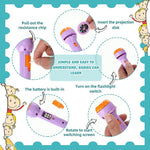 Patterns Mini Projector Torch Toy Slide Flashlight Projector Torch For Kids Before Going To Bed Best Education Learning Gift For Kids Image 4
